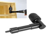 Right Angle Drill Attachment Adapter 90 Degrees Drilling Extension Chuck Tools Black V1294-YM0718-3111200273711