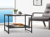 Levede Side Table Sofa End Table Open CH1070-BK