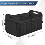 Car Trunk Organizer, Trunk Storage Organizer with 72L Large Capacity Waterproof Collapsible and 11 V1107-799-58985