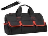 Heavy-Duty Tool Bag 16 inch Waterproof Canvas Storage Tote Organizer with Strap V1369-AZ3-W-12025