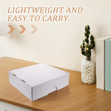 White Card Storage Box with Dividers for Sports Cards Including Basketball and Baseball Collectibles V1369-AZ3-W-13036