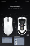 High-Performance Tri-Mode Wireless Gaming Mouse - 22000 DPI, Rechargeable, with RGB Charging V888-ELOSUNG35679