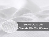 Homaxy 10-Pack Cotton Kitchen Towels Set, 12 x 12 Inches and 13 x 28 Inches, White, Ultra Soft V1258-DP02-F-187