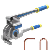 Multifunctional Manual Tube Bender, 0-180&deg Precision Bending, Compatible with Three Pipe Diameters, V1232-WGGJ-CT612-001