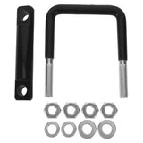 Resistant Black Coated Hitch Clamp, Easy to Install for Secure Transport and Towing V1369-AZ3-W-19370