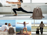 Waterproof Swim Backpack With Wet Dry Separation And Shoe Compartment, Foldable Sport Bag For Women V1237-ZY-807-210