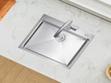25 inch Kitchen Sink Workstation, 304 Stainless Steel Top Mount Sinks, Drop-In Single Bowl Farmhouse V952-QRSSCTSPDC255JJGGV0