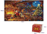 24 Pieces Advent Calendar 2026, 24 Days of Christmas Countdown Calendar, Christmas V1189-LC-SD-00057