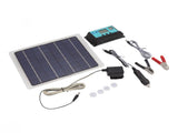10W Solar Panel Charger Monocrystalline 18V 50A Dual USB with MPPT Controller Solar Panel Kit for V1294-YM0626-3114220123311