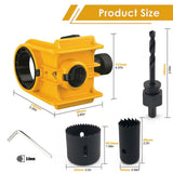Door Lock Installation Kit, For Metal or Wood Doors, 2 Adjustable Bushings, Easy Installation with V1192-AZ-W-3458