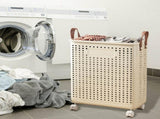 Large Foldable Dirty Clothes Bask Space Saving Collapsible Storage Bask Organizer for V1370-AZ4-09229
