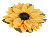 Sunflower Wreath for Front Door Round Artificial Yellow Sunflower Wreath for Front Door Window Party V1294-YM0703-3115230043211