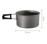 3 pieces - Cooking set - Camping Cooking set - Cookware - Camping Pan Set - Camping Cookware Kit V1188-NK-BOL-19