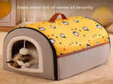 Winters Cat House, Waterproof Nest Cat Cabin, Fine Quality Materials Puppy Shelter Outdoor, Multi V1366-AZ2-W-03284