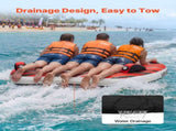 Towable Tube for Boating, 3 Riders Inflatable Boat Tubes ands, 231 kg Capacity Water Sport V952-CQTL3PDDX3RH9FY22001V0