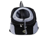 Dog Backpack Carrier for Small Dogs, Oxford Fabric, Adjustable Shoulder Straps, Mesh Ventilation, V1192-AZ-W-18228