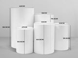 5pcs Metal Round Plinth Cylinder Pedestal Stand Wedding Decoration Cake Flower V201-BCJHDCYL0005