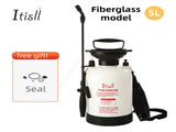 5L Professional Shoulder-Strap Pressure Sprayer with Fiberglass Wand - Multi-Purpose Manual Pump V888-ELOSUNG45906