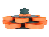 Snack Serving Tray Multifunction Large Capacity Flower Shape Nut Candy Serving Container for Home V1294-YM0523-3117220072112
