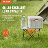 VEVOR Folding Camping Table, Outdoor Portable Side Tables, Lightweight Fold Up Table, Aluminum Alloy V952-HWZDBZLB66LBSYSOBV0