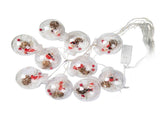 Globe String Lights Santa Style Powered Safe PVC Christmas String Lights for Home Cafe Party V1294-YM0703-3119230005311
