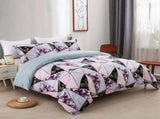 Stripe Madeira Dahlia Quilt / Doona / Duvet Cover set V745-AQ080764Q3