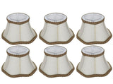 6Pcs Desktop Table Lamp Cover Fabric Lampshade Accessory for E14 Chandelier Light Bulb V1294-YM0901-3119200094011