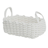 Cotton Rope Storage Basket Hand Knitting Nordic Style Desktop Storage Organizer for Key Snacks V1294-YM0626-3117220295111