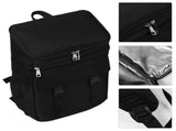 Portable Insulated Cooler Backpack in Black, Leakproof Design for Camping, Picnic, Beach and Outdoor V1370-AZ4-15314