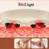 Smart Heating Abdominal Massager with Red Light & Moxa Therapy, 3 Intensity Levels, Forward/Reverse V1385-FBAMY-WU-908-003