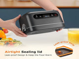 1.2L Electric Lunch Box 12000mAh Portable Food Warmer 5-Sided Heat Auto Temp AU V1232-WCJRQ001