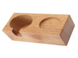 Wooden Coffee Protafilter Stand Holder Coffee Tamper Holder Stand Tamping Station Burlywood V1294-YM0717-3118220188412