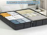 CARLA HOME 4-Pack 180L Extra Large Moving Storage Bags with Handles & Duty Zippered for Clothes, V178-36347
