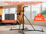 2 in 1 Punching Bag Stand, Steel Heavy Duty Workout Equipment, Adjustable Height Boxing Punching Bag V952-SDZJSDJQJDJ6OB7RL001V0