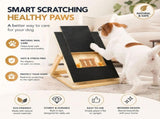CARLA HOME Dog Nail Scratch Board with Snack Box, Height Adjustable Puppy Nail Pet V178-36570