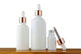 10 Pack Glass Dropper Bottles Rose Gold Caps for Essential Oils - 15ml V1263-JX-6509-1