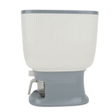 Household Rice Dispenser Large Capacity Automatic Rebound Food Grain Storage Container with Cup Grey V1294-YM0716-3118220094012