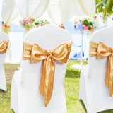 VEVOR Stretch Spandex Chair Sashes Bows, Chair Slipcover and Stretch Chair Sash, Elastic Chair V952-YTZSDJS50PCS79W25V0