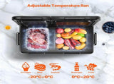 Portable Car Refrigerator Freezer Compressor 55L Dual Zone for Car Home V952-WLCZBXX55LSM46682V3
