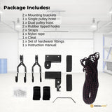 Social Hike Kayak Hoist - 34kg Garage Ceiling Pulley Lift for Kayak Bike Storage V238-SUPDZ-40020308590672