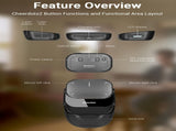 Touchpad Bluetooth Mouse with Presentation Mode, Detachable & Portable Design, Smart Software V1107-CS-YISEE8
