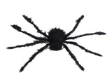 Halloween Spider Decoration Black Hairy Spider with Purple Lighted Eyes Legs for Yard Party Haunted V1294-YM0901-3115230085213