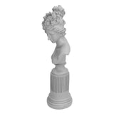 Character Figurine Desktop Craft Ornament Resin Statue for Living Room Office Coffee ShopWhite V1294-YM0901-3115210117913