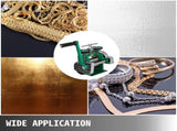 Combination Rolling Mill Machine Roller Width 120 mm, Roller Diameter 55 mm Rolling Mill Jewellery V952-SDYJYPYXJ80MM0001V0