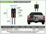 Tailgate Pad with Webbing Straps Heavy-Duty Scratch-Proof Bumper Protector for Secure Outdoor V1341-ZY-CARBAGS6-C
