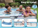 Bestway 305CM Swimming Pools Steel Above Ground Round Backyard Pool Set White BW-POOL-R-305-56407