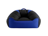 Artiss Gaming Bean Bag Chair for Adults Teens Kids Splash-Proof Floor Gaming Chair BD-COVER-GAME-CH-BLBK