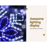 0.82M Christmas Lights 304 LED Snow Motif Light Decorations Jingle Jollys XMAS-MOT-D-SNOW-MC