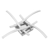 LED Ceiling Light 25W Modern Curved Lamp for Living Room Canteen Bedroom White Light 85-265V V1294-YM0901-3119210035011