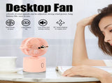 Innovative Airplane Shaped Desktop Mini Portable Fan USB Charging for Home Office UsePink V1294-YM0901-3113200062012